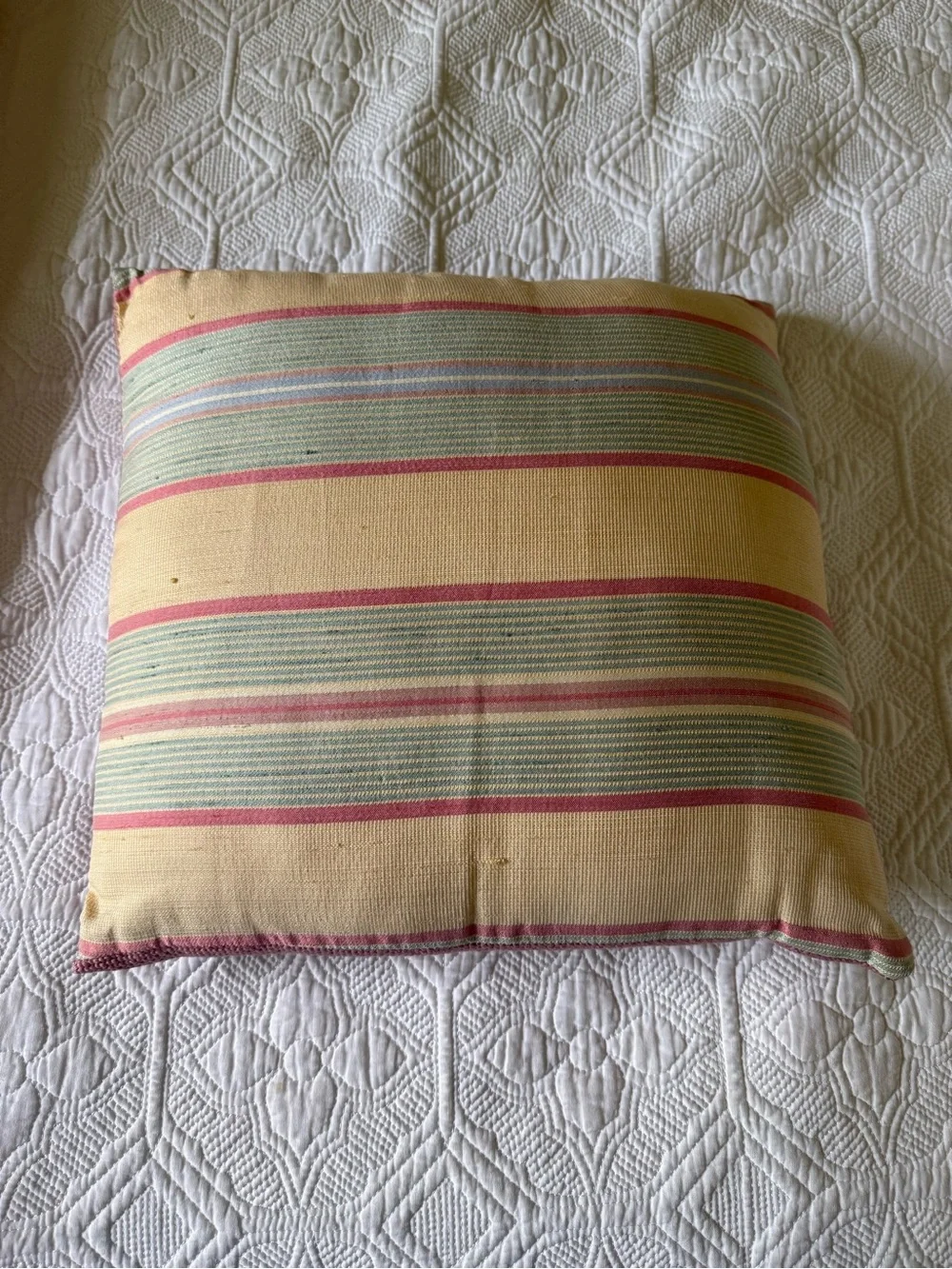 Vintage Needlepoint Pillow